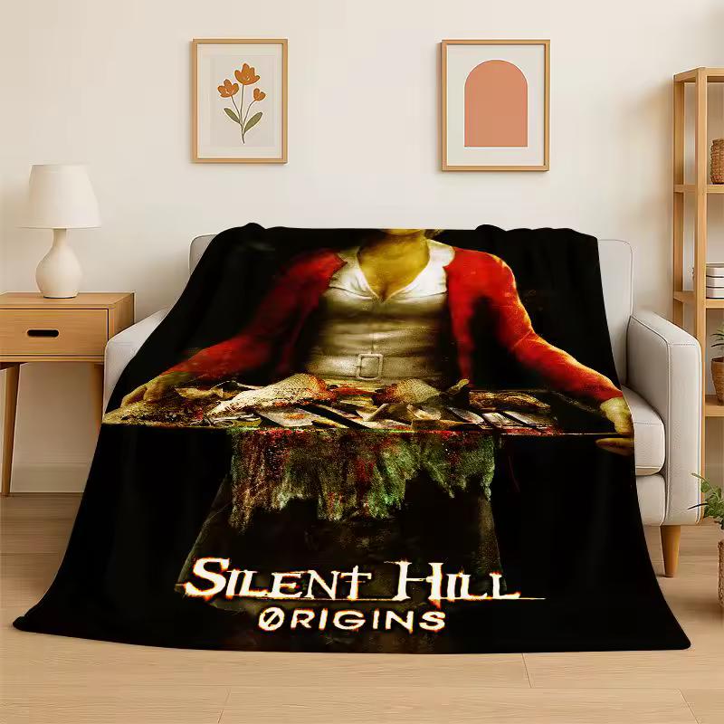 Silent Hill Ужасы Игры Фланелевое Одеяло Мягкое Теплое Плед для Спальни Гостиной Кровати Путешествий Кемпинга Пикника Подарок