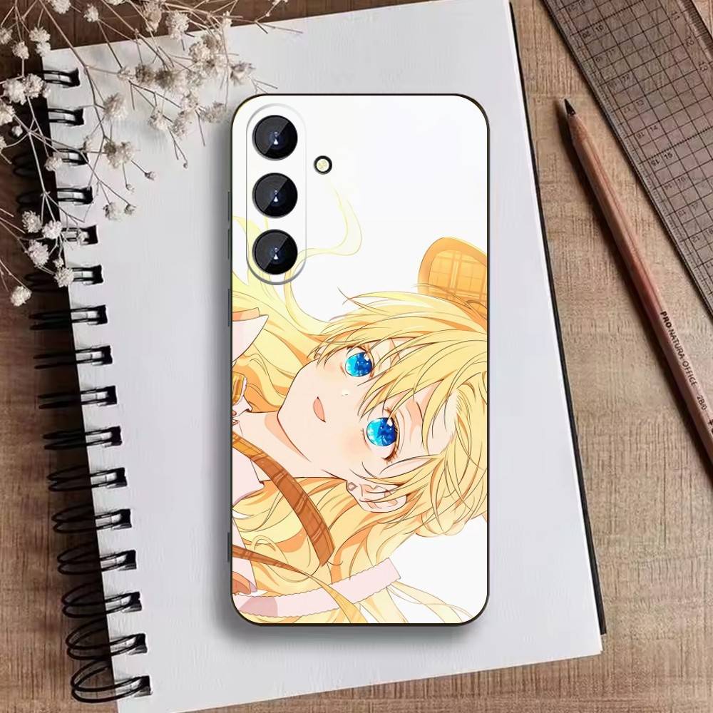 Аниме Атанасия Чехол для телефона Samsung Galaxy A73, A21s, A22, A31, A52, A53, A71, A41 Мягкий черный корпус