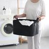 Felt Storage Basket Large Capacity Foldable Organizer with Sturdy Handles for Clothes