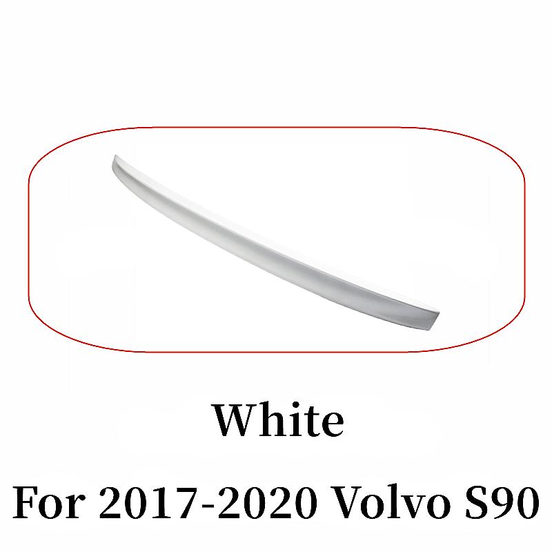 Для Volvo Для Volvo S90 T5 2017 2018 2019 2020 Черный Карбон Задняя Крышка Багажника Спойлер-Утиное Хвост Губа Крылья Внешний Тюнинг Автомобиля Аксессуары