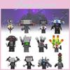 6 шт. Туалет Скибиди Персонаж Сборные Строительные Блоки Игрушки Детский Подарок