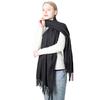 European and American Styel Men and Women's Autumn and Winter Warm Scarf Solid Color Pashmina Unisex Couples' Shawl