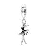 925 Silver Cute Fashion Lipstick High Heels Bag Charms Cartoon Pink Beads Pendant Fit Bracelet Jewelry Gift For Women