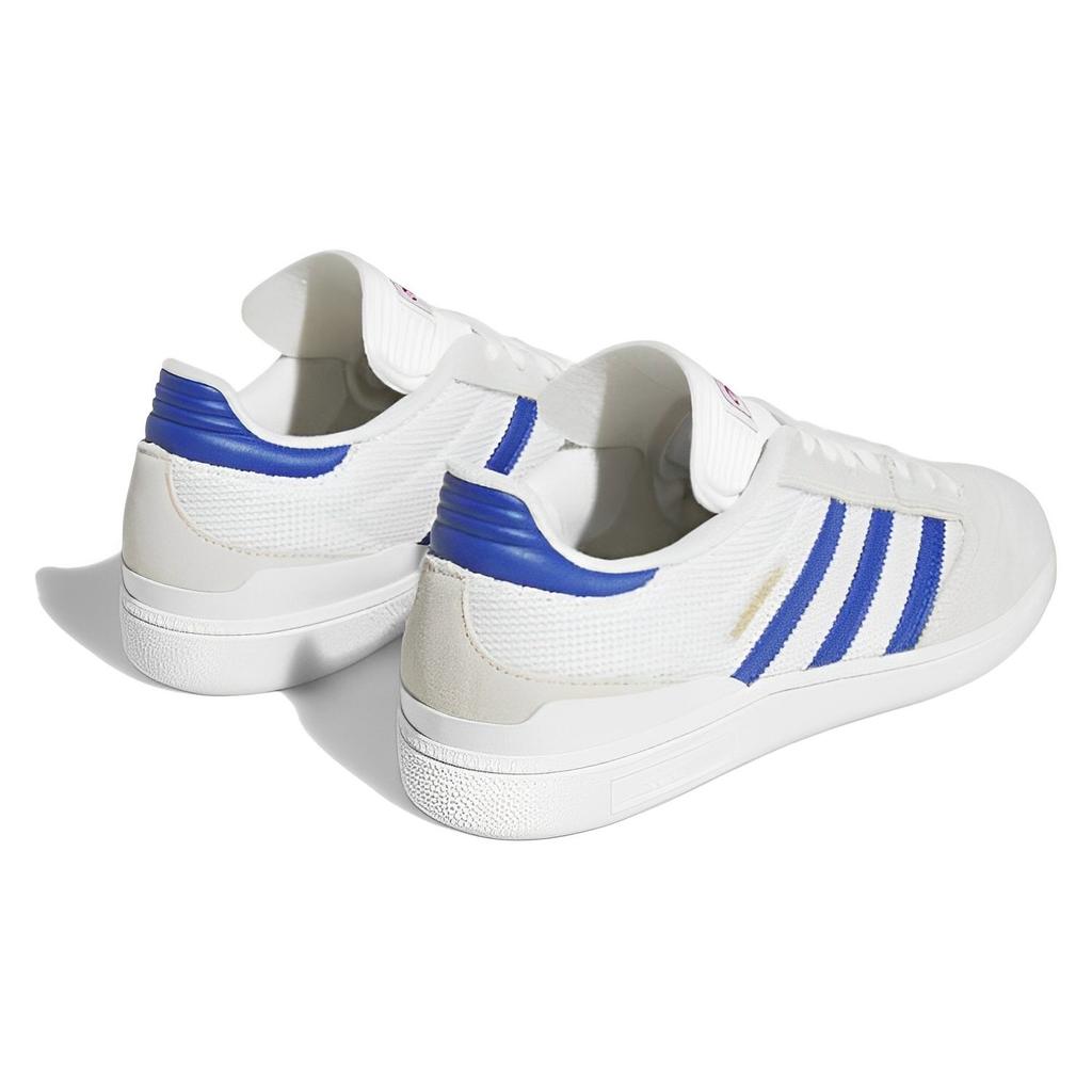 Adidas Кроссовки унисекс Busenitz White Semi Lucid Blue, кристально-белые, золотисто-металлические HQ2026