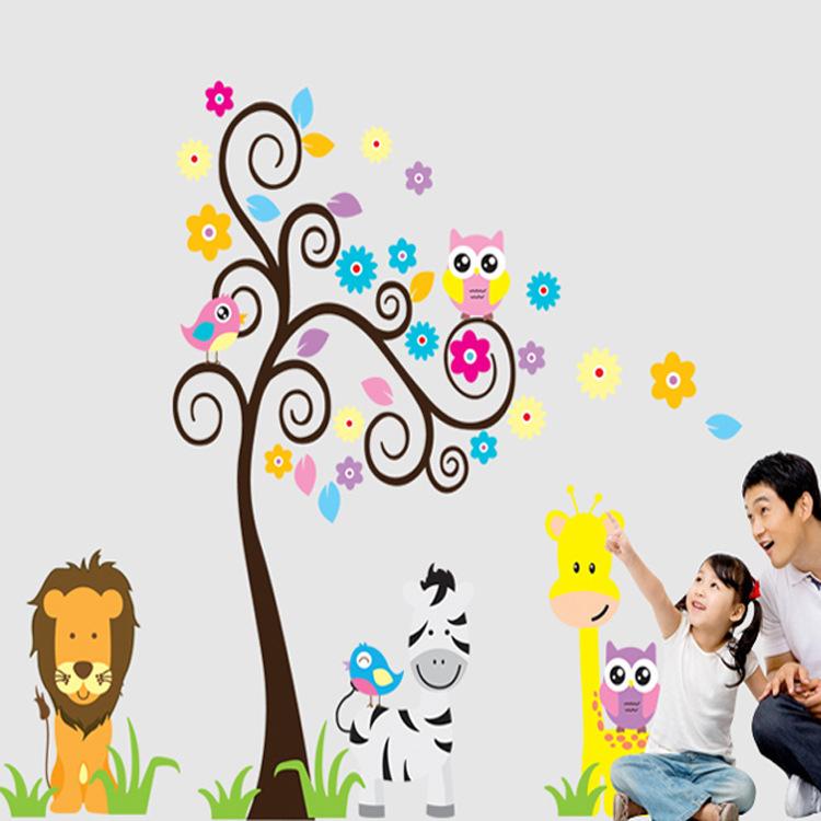 Цветочные наклейки Гостиная Стена Фон Наклейки На Стены Спальня Комната Стены Украшения Наклейки Обои Самоклеящиеся Наклейки