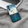 B-BANANA- FISH Black Soft Silicone Phone Case for Samsung Galaxy A73, A71, A72, A70, A53, A52, A51