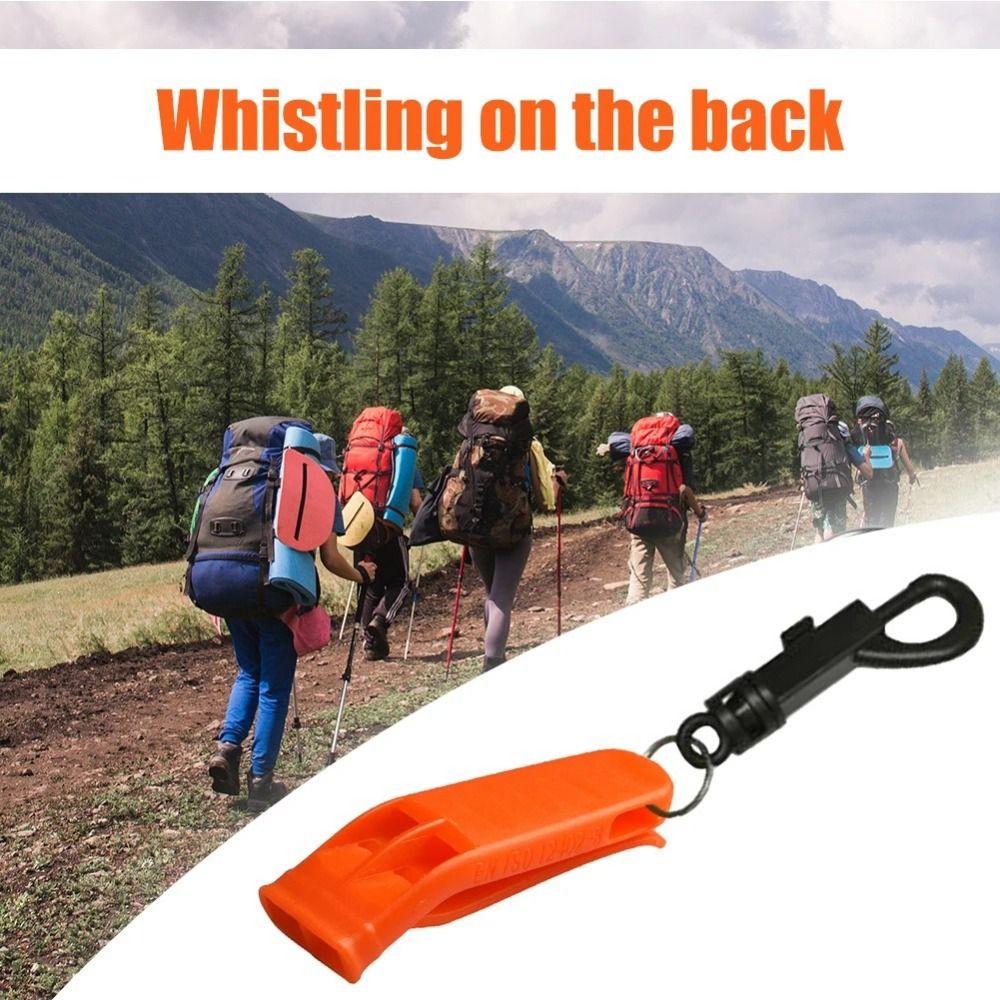 Loud Outdoor Survival Whistle PP Plastic Outdoor Emergency Whistle Outdoor Survival