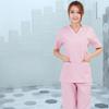 Hand Clothes Doctor Dental Clothing Set Medical Work Clothes Women's Cotton Long Short-sleeved Operating Room Brush