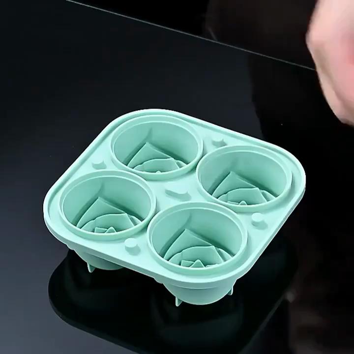 Форма для льда Rose на 4 сетки, многофункциональная для шоколада, желе, лоток для кубиков льда, принадлежности для холодильника для вечеринки на колесах, для выпечки