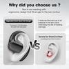 Наушники Bluetooth 5.4 с открытым ухом, светодиодным дисплеем, стереозвуком, беспроводные наушники-вкладыши с микрофоном, водонепроницаемые наушники для тренировок и бега