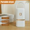 Электрическая сушилка для одежды Мини-сушилка для белья с функцией таймера Простая в использовании Низкий уровень шума Маленькая компактная электрическая сушильная машина с сушильным мешком