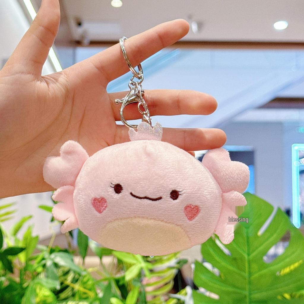 Мультяшный плюшевый брелок-краб - Морское животное, украшение для рюкзака