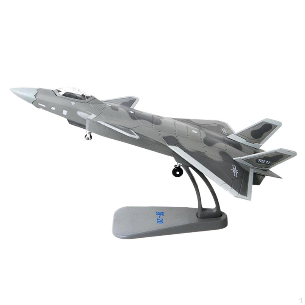 J20 Fighter Aircraft Model for Elegant Home Display