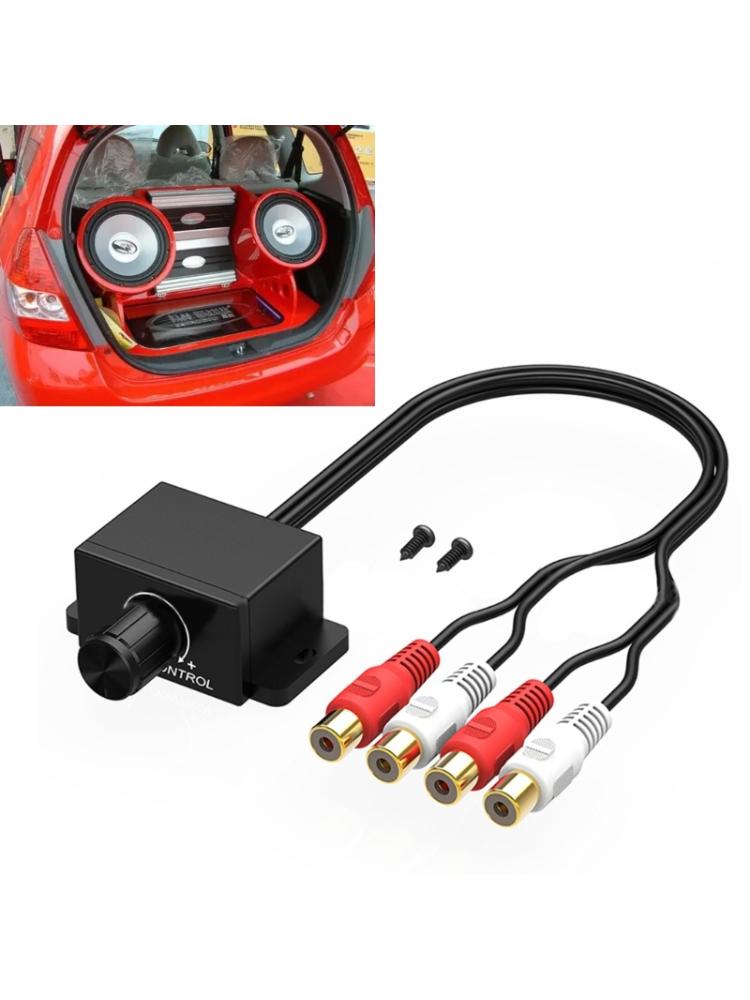 LC1 RCA Level Controller Car Amplifier Regulator RCA Car Amplifier Bass Adjuster Control Knob
