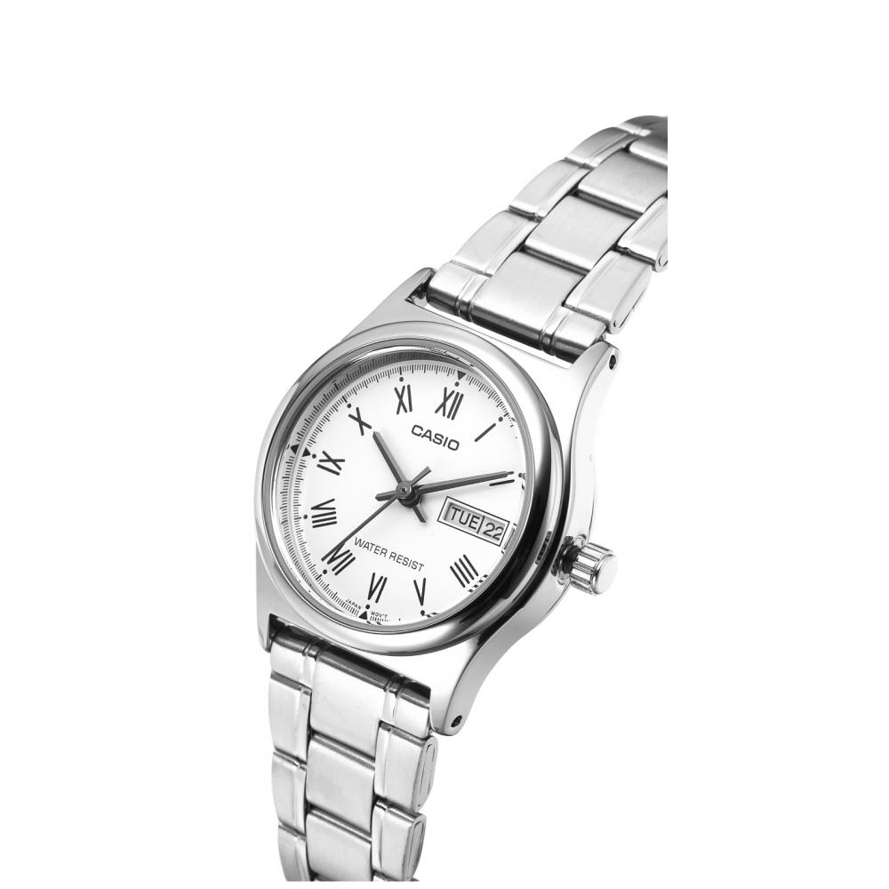 Casio Ltp V006d 7budf Ltp V006d 7b Аналоговые Студенческие Женские Металлические Часы