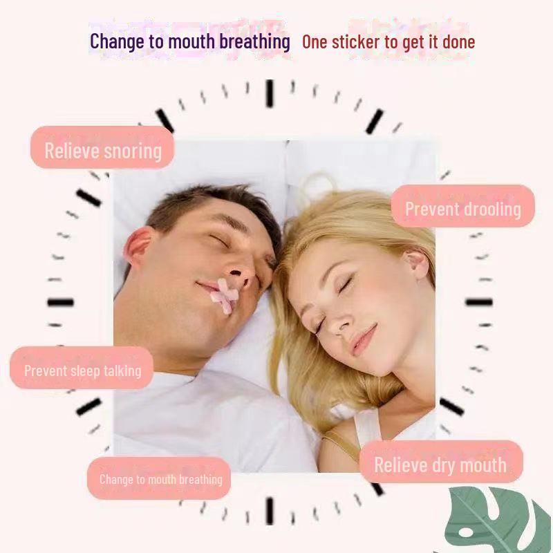 «Наклейки против храпа»: Предотвращает дыхание ртом ночью у взрослых и детей, доставка одним куском"