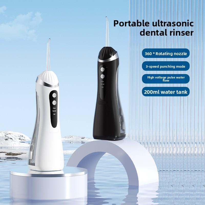 New Electric Dental Flusher Portable Dental Wash Smart Oral Dental Cleaner Pulse Water Dental Floss