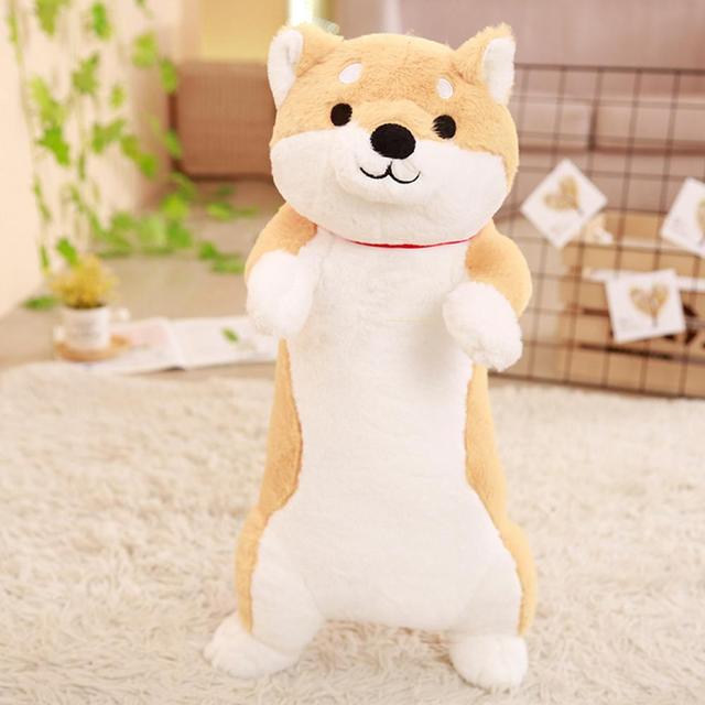 1pc 60cm Adorable Corgi Dog Plush Toys Soft Kawaii Animal Cartoon Dog Stuffed Plush Sofa Pillow Lovely Christmas Presents For Kids