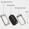 Для Volkswagen Polo Golf 4 5 6 7 MK7 Tiguan mk2 Jetta Bora T-ROC T-CROSS Scirocco оцинкованный сплав + силикон автомобильный дистанционный ключ