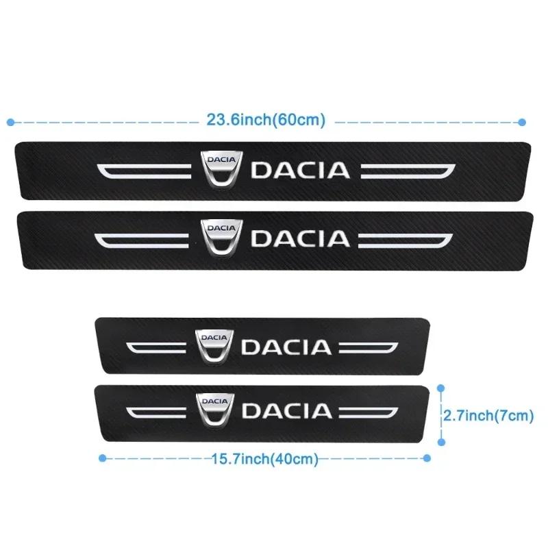 BGT1 2025 for DACIA Dokker Jogger Duster Logan Sandero Lodgy Spring Bigster Car Door Sill Protector Trunk Bumper Guard Sticker Decals