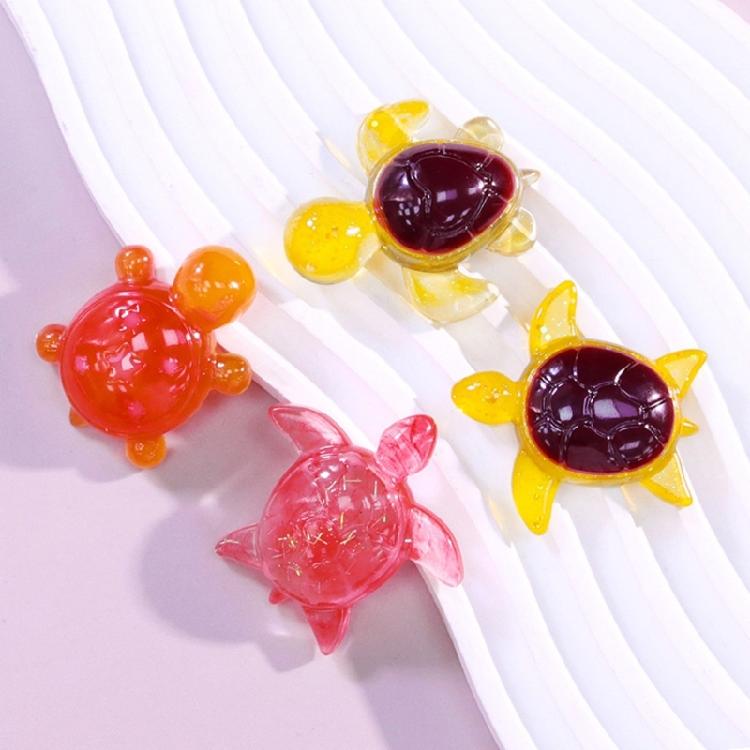 Гибкая силиконовая форма для литья подвески-черепахи с детальной текстурой для поделок из смолы, создания DIY-подвески для ожерелья