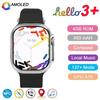 Hello Watch 3 Plus 4GB Smartwatch AMOLED 4GB ROM ChatGPT NFC Local Music Smart Watch for Men Ai Watch Face Compass
