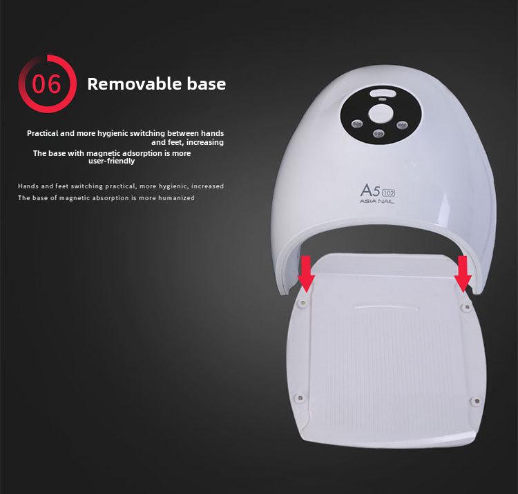 УФ-лампа для ногтей Quick-Dry SUN мощностью 48 Вт — без затемнения рук