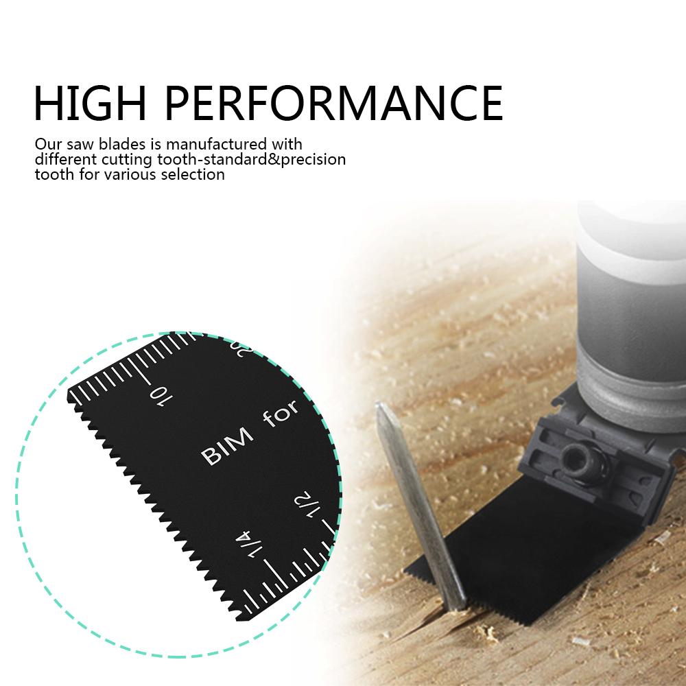 2 шт. универсальные многофункциональные лезвия для инструмента, осциллирующие пильные полотна, многофункциональные пильные полотна, реноваторские лезвия для резки дерева, металла, пластика
