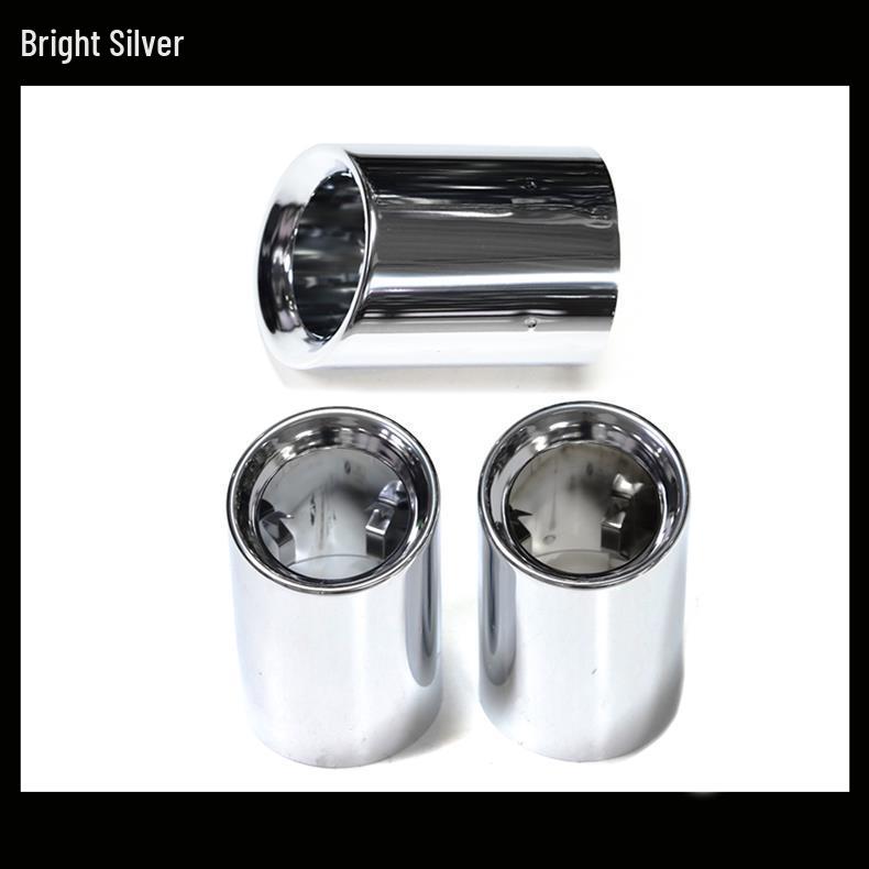 Черная Круглая Насадка на Выхлопную Трубу для BMW X3/X4 G01/G02 - Установка Без Повреждений