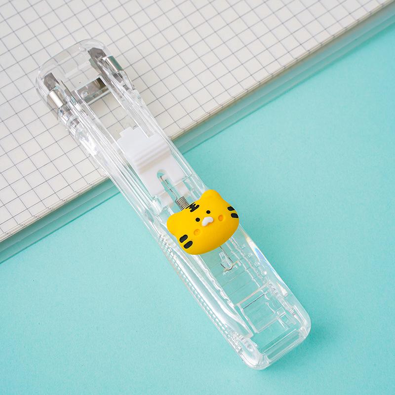 Мультяшный прозрачный бесследный зажим для файлов для организации офисных данных и творческого обучения