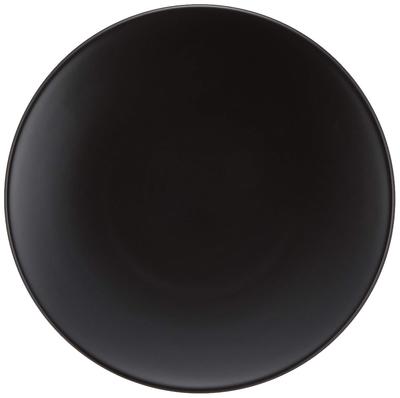 Koyo Ceramics Тарелка для патио 28 см Круглая тарелка Черный Матовый черный Большая тарелка Сервировочная тарелка Стильная Сделано в Японии 14730002 Прибл.