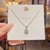 Super Flash Full Diamond Necklace Does Not Fade Online Celebrity Joker Design Pendant Simple Hot Accessories Clavicle Chain Neck Chain Female.