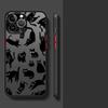 Чехол для iPhone 17 Pro Max 14 15 13 Mini 7 8 SE Air XS XR 16 Plus 12 11 Funda Задняя крышка телефона Милый мультяшный кот