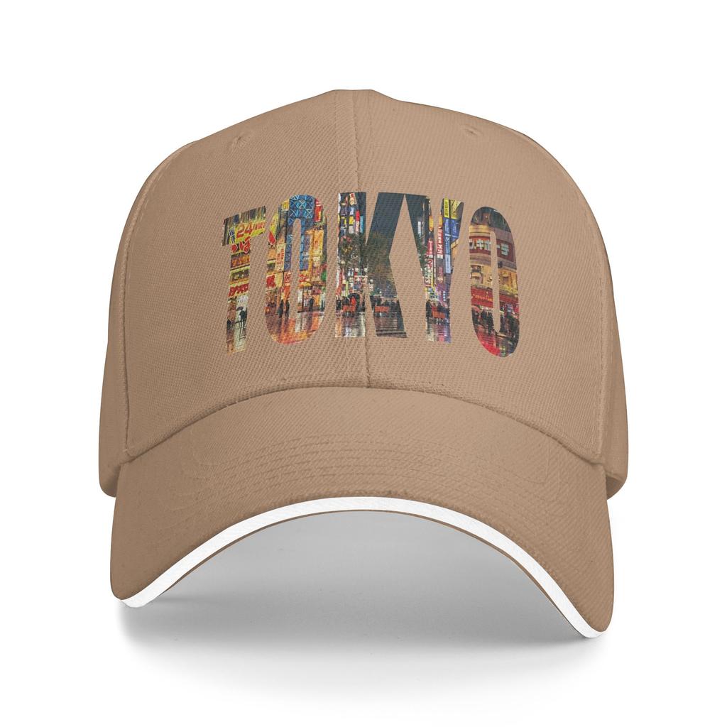 Tokyo Japan Flag Japanese Baseball Cap Vintage Unisex Adult Trucker Hat Sunscreen Custom DIY Running Hippie Baseball Caps Gift