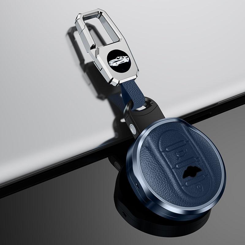 Aluminum Alloy With Leather Car Key Cover Remote Fobs Case Bag For BMW Mini Cooper S JCW Clubman F54 F55 F56 F57 F60 Countryman