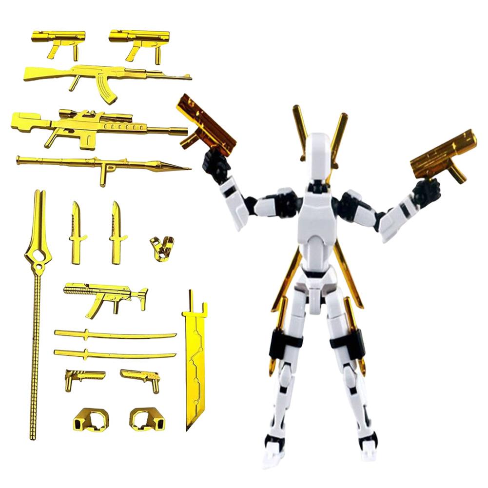 13 Action Figure Titan Multi-Jointed Movable Shapeshift Robot T13 Action Mannequin Character And Dog Figure Toys Gifts For Kids