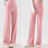 Women Yoga Pants High Waist Wide Leg Pants Breathable Lounge Trousers Spring Autumn Floor Length Pants for Women