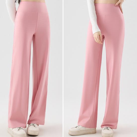 Women Yoga Pants High Waist Wide Leg Pants Breathable Lounge Trousers Spring Autumn Floor Length Pants for Women