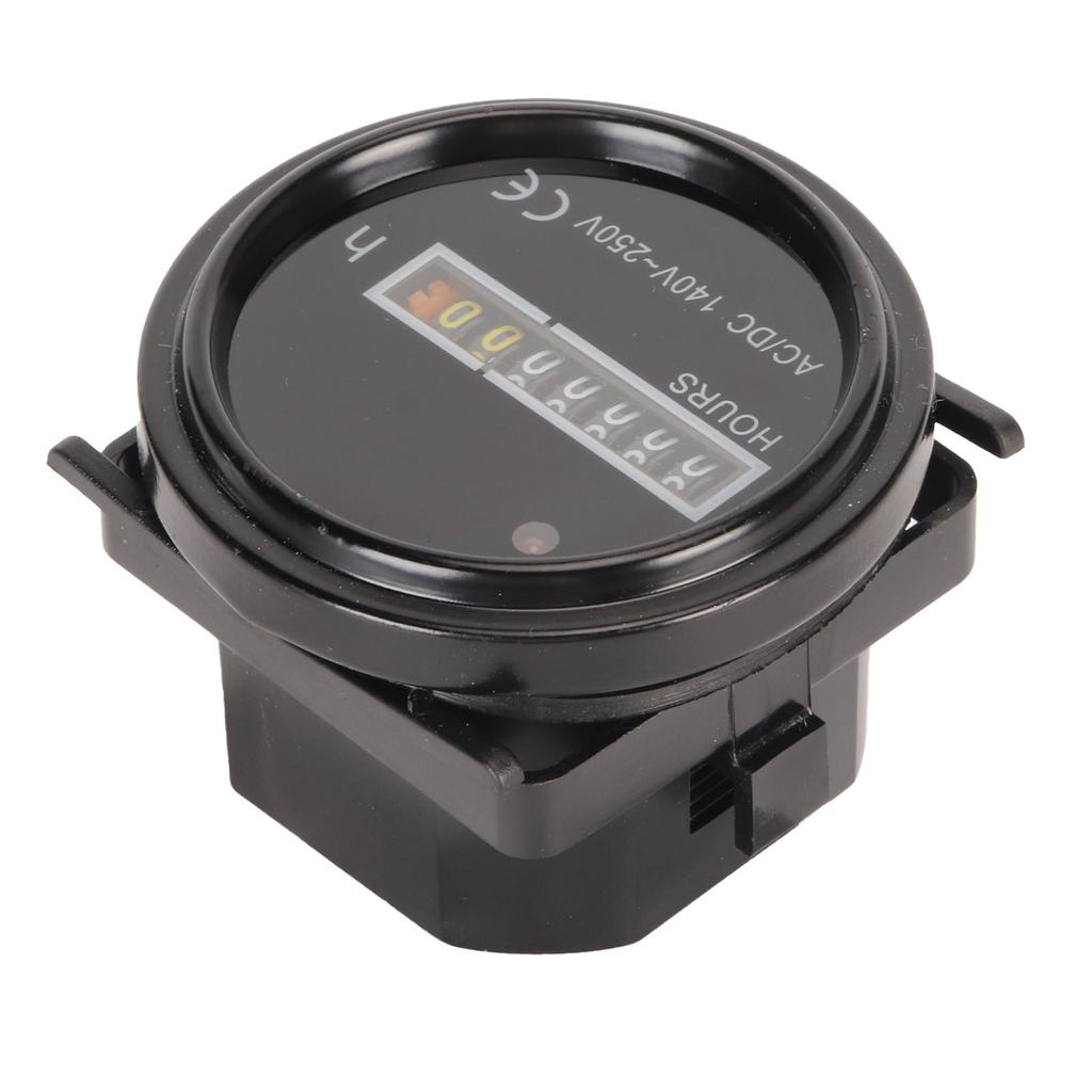 Круглый счетчик моточасов профессиональный высокоточный 140‑250 В переменного тока постоянный ток механический счетчик моточасов для транспортных средств автомобили Bo