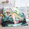 Genshin Impact Nahida Throw Blanket Flannel Soft Kawaii Cute Cartoon Nahida Genshin Autumn Anime Breathable Bedding Travel Throw