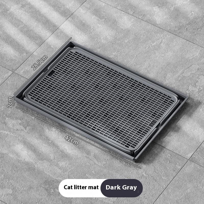Сращиваемый Двухслойный Коврик для Кошачьего Туалета Водонепроницаемые Коврики Коврик для Кошачьего Туалета Чистая Подкладка Товары Принадлежности для Чистоты Питомцев