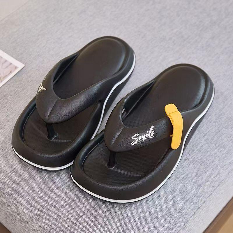 Fashion With Promotion Hot Home Slippers For Women Flip Flop Slipper Flat Cute Summer New 2024 Casual Face Indoor House Sandals Ladies