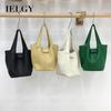 Korean Version of Fashionable Personalized Vegetable Basket Portable Soft Texture Shoulder Crossbody Bucket Bag