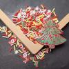 500g/Bag Christmas Themed Polymer Clay Slice Winter Xmas Holiday Soft Clay Sprinkles for Scrapbooking Phone Case Decor