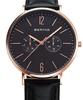BERING Black Calf Leather Black Stainless with Two Mesh Rose Gold Sapphire Officially Pair Pair Model (Bering) Men's & Women's (Unisex) Watch, &