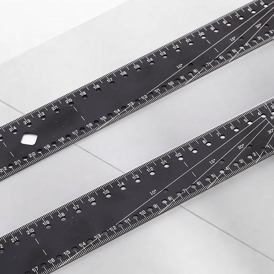 Угловая линейка для деревообработки Высокоточная конструкция с защитой от падения Широкое применение Многофункциональная точность угла