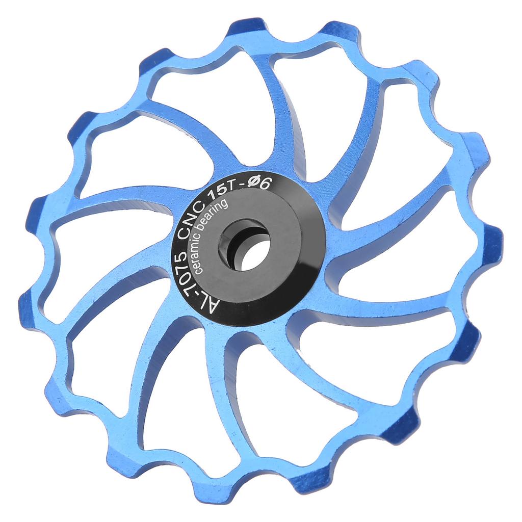 15T Велосипедный алюминиевый сплав направляющий ролик керамический подшипник горный велосипед задний переключатель передач шкив черный