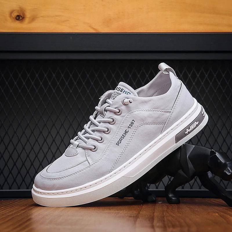 2024 Новая повседневная обувь Мужские кроссовки Уличные парусиновые туфли для ходьбы Лоферы Удобная мужская обувь tenis hombres