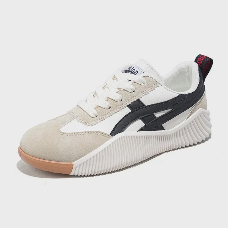 Женские белые повседневные спортивные туфли, весна 2025 г., размеры 35-43, стиль «Форрест Гамп»