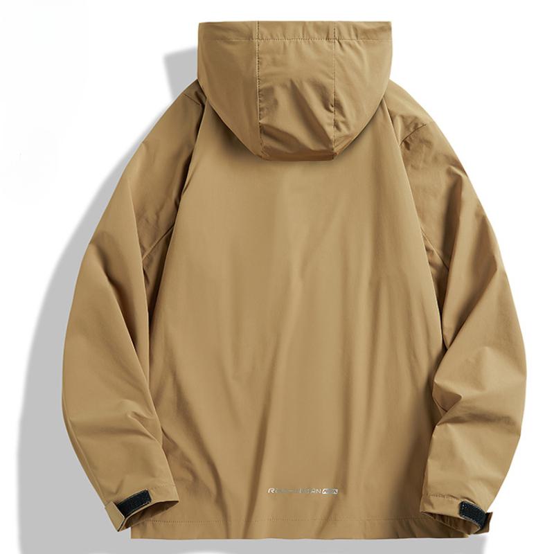 Уютная куртка большого размера со съемным капюшоном, однослойный верх с четырехсторонним плетением